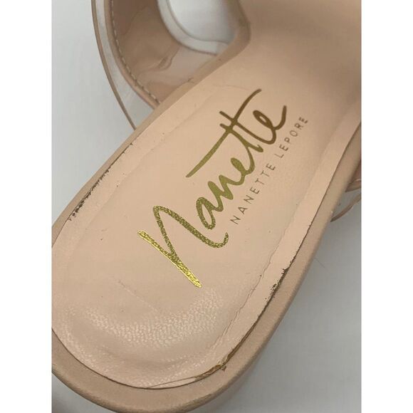 Nanette Lepore Isabel Open Toe Wedge Sandal Size 8 - Picture 6 of 9